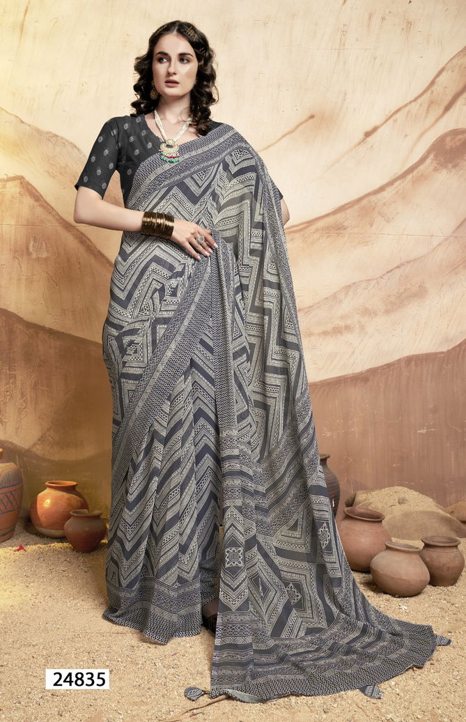 Guleri Vol 4 By Vallabhi Printed Georgette Sarees Wholesale Market In Surat
